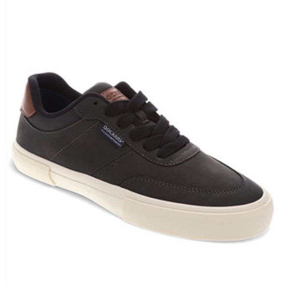 Dockers Other - Dockers Men's Marco Synthetic Leather Casual Lace Up Sneakers Black Size 8 $55